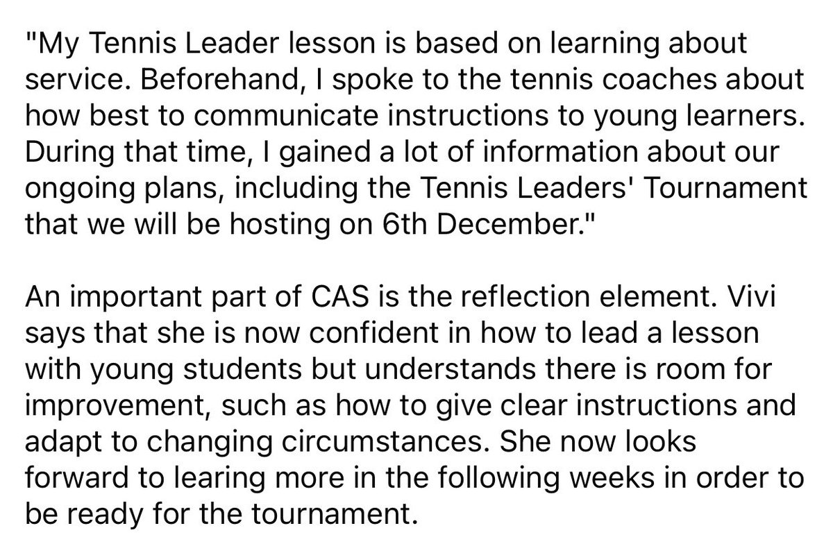 Sixth Form pupil, Vivi B, has been taking part in the Tennis Leaders' programme as part of her IB Creativity, Activity, Service (CAS) Project. Here, Vivi tells us more about preparing to lead a lesson with younger students.

#BromsIB #BromsCAS #SchoolProject #CASProject
