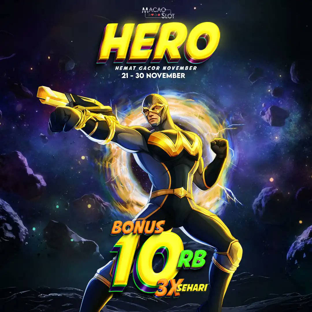 LAGI VIRAL ❗️ situs yang bikin untung ngalir terus-terusan❗️
➖➖➖➖➖➖➖
🔥HERO- HEMAT GACOR NOVEMBER🔥
➡️ Klaim 3x Sehari
➡️ Bebas Buyspin
➡️ Berlaku Semua Member
➡️ Tidak Ada Batas Kemenangan
➖➖➖➖➖➖➖
🌐 Link VIP : solo.to/menyalamacaosl…