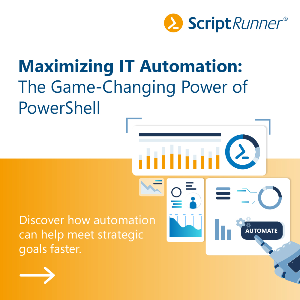 Script_Runner's tweet image. Revolutionize Your IT Operations!💡
Ready to streamline workflows, cut down manual tasks, and enhance efficiency?
✨Our new whitepaper covers:
✅ Benefits of IT automation
✅ Enhanced security & SLAs
✅ Integration with ServiceNow & Jira
👉 Download now!…