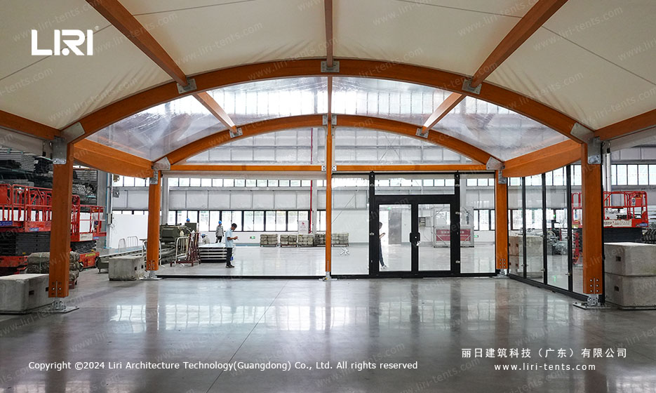 SunnyZh01182520's tweet image. Liri latest wooden frame tent structure trial installation in our factory.

Whastapp：+86 18826219960
Email：tent77@liri-tents.com

#woodenframetent
#tentmanufacturer
#tentdesign
#tentsupplier