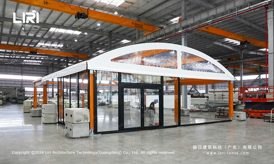 SunnyZh01182520's tweet image. Liri latest wooden frame tent structure trial installation in our factory.

Whastapp：+86 18826219960
Email：tent77@liri-tents.com

#woodenframetent
#tentmanufacturer
#tentdesign
#tentsupplier