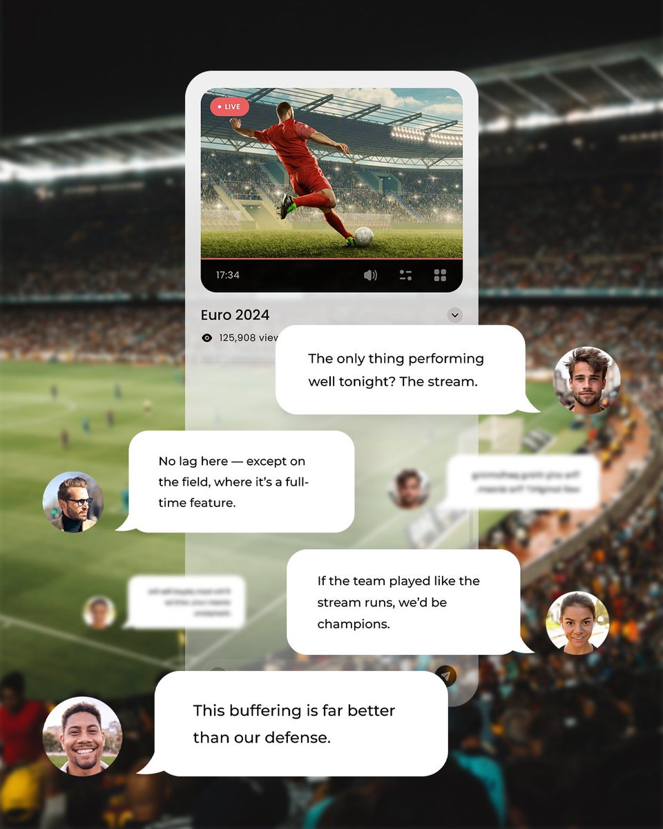 Oxagile's tweet image. Great games fade, but a bad broadcast sticks.

Though sometimes there are those games where the good broadcast ends up being the only highlight 😉

#videostreaming #streamingsolutions #streamingservices #fridayfun