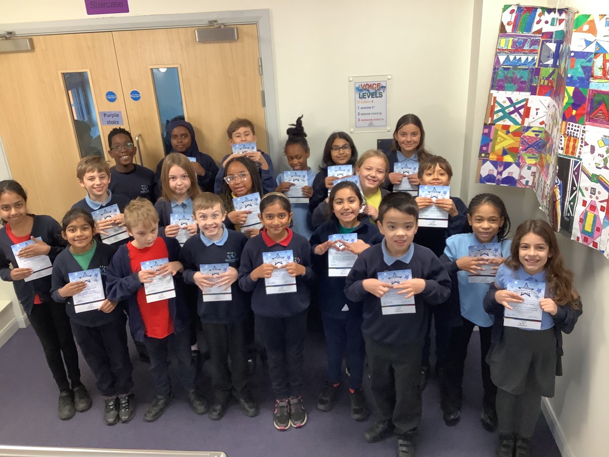 Well done to our brilliant Year 4, 5 and 6 Stars of the Week!⭐️