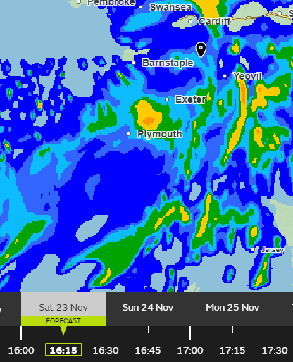 Storm Bert is forecast for the weekend, Monksleaze &amp; Dunball will be opened today to divert flows from the Parrett down the Sowy, this will allow pumping stations to pump for longer. Water levels were lowered to winter setting in late October, six weeks early! <a href="/EnvAgencySW/">Environment AgencySW</a>