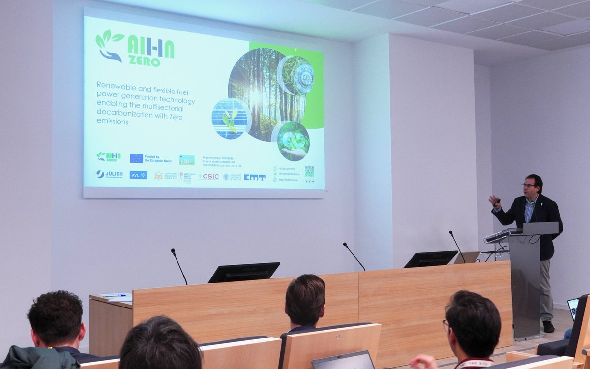 🌍🔬 ITQ (UPV-CSIC) hosted the Sustainable Chemical Energy Vectors Symposium (Oct 29-30) under #112CO2EU. Key topics: H₂ decarbonization, renewable energy storage, &amp; e-fuels! 🌱<a href="/jmserra_vlc/">Jose M. Serra</a> showcased ALL-IN Zero advances for zero-emission energy systems.  #HorizonEU #Energy