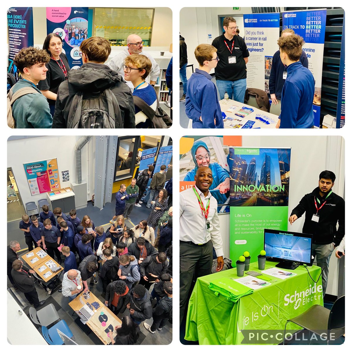 UTCLeeds's tweet image. #thinkUTC think amazing destinations, think employer-led education!
An incredible day at the UTC Leeds Careers Fair last week! Students engaged with employers, gaining valuable insights into exciting future opportunities. #thinkUTC #UTCCareersFair #EmployerLed #InspiringFutures