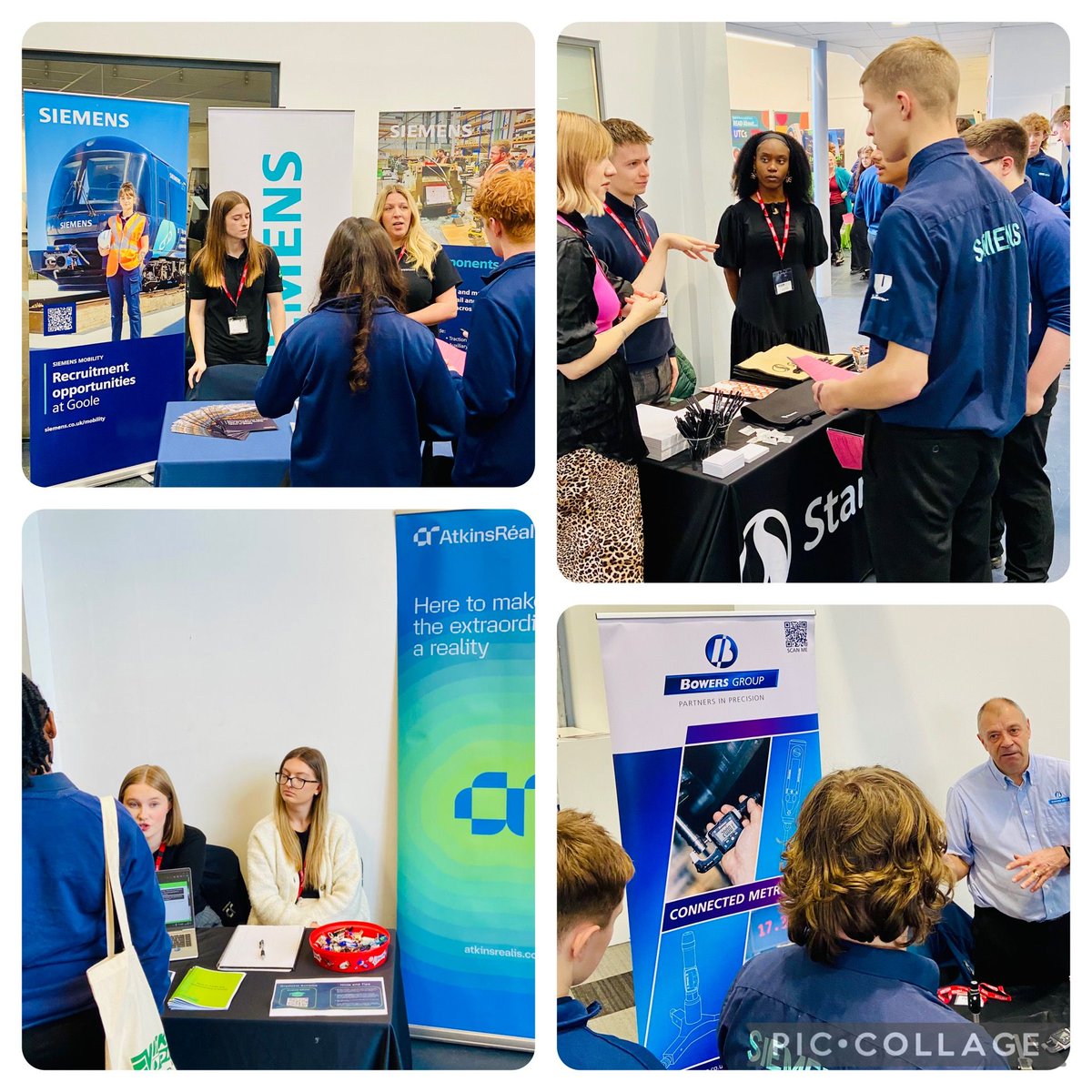 UTCLeeds's tweet image. #thinkUTC think amazing destinations, think employer-led education!
An incredible day at the UTC Leeds Careers Fair last week! Students engaged with employers, gaining valuable insights into exciting future opportunities. #thinkUTC #UTCCareersFair #EmployerLed #InspiringFutures