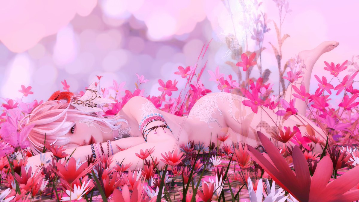 TaimiMiri's tweet photo. Good morning! 
I hope the pixies don't mind if I sleep out in the field. https://t.co/AJcXWVACKJ