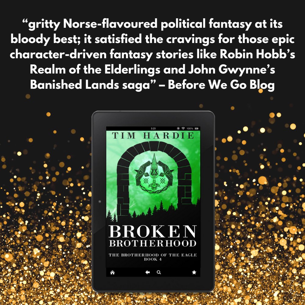 Broken Brotherhood is now available as an eBook on Amazon and Kindle Unlimited! The Brotherhood of the Eagle saga finally draws to a close as we learn the fate of Rothgar and his allies and enemies.

I plan to release the paperback next week, so watch this space for further news.