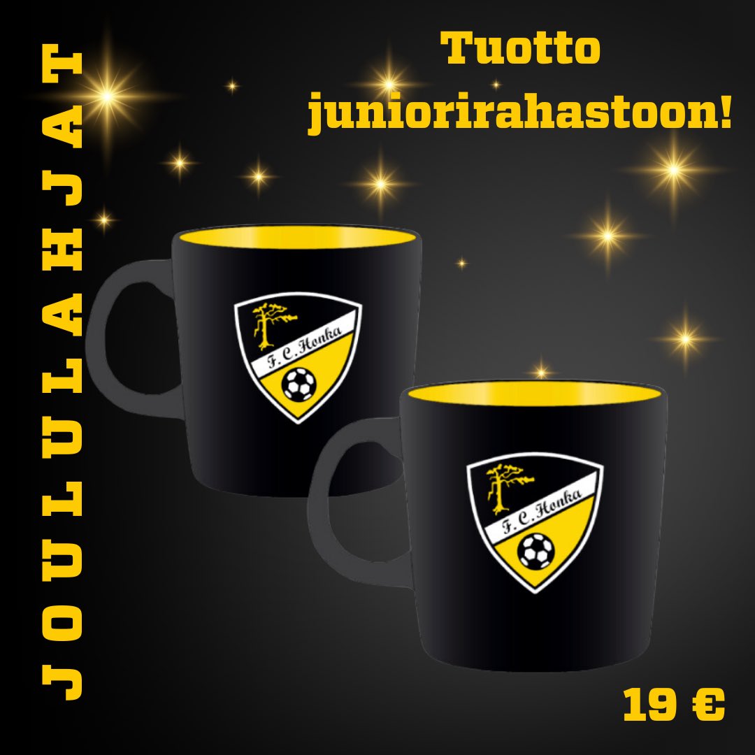 𝕁𝕆𝕌𝕃𝕌ℕ 𝕂𝔸𝕄ℙ𝔸ℕ𝕁𝔸𝕋𝕌𝕆𝕋𝕋𝔼𝕀𝔻𝔼ℕ 𝕋𝕌𝕆𝕋𝕋𝕆 𝕁𝕌ℕ𝕀𝕆ℝ𝕀ℝ𝔸ℍ𝔸𝕊𝕋𝕆𝕆ℕ 🎁✨.

Ostamalla Honka juomapullon tai Honka-mukin ilahdutat lahjan saajaa sekä tuet jokaisen lapsen ja nuoren mahdollisuutta harrastaa.

🔗 fchonka.fi/2024/11/joulun…

#MeOllaanHonka