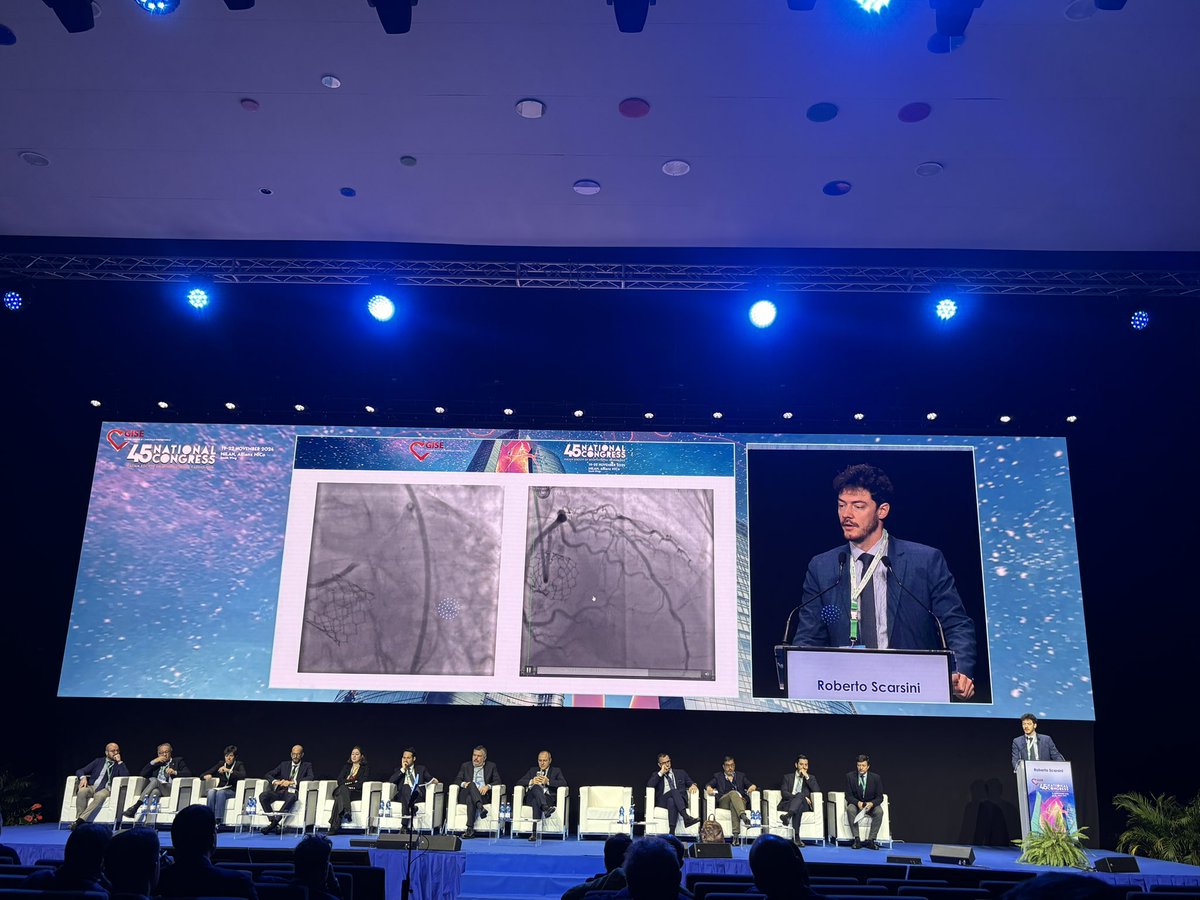 cescobruno's tweet photo. 🪨🔥Hard rock morning session at #GISE45 in the main auditorium

🎯Many available algorithms to know for device and treatment selection
📍Pivotal role of imaging to understand calcium morphology and plan the strategy 
⚔️Combined strategy with devices to optimise stent expansion https://t.co/IqhXyt9E6K