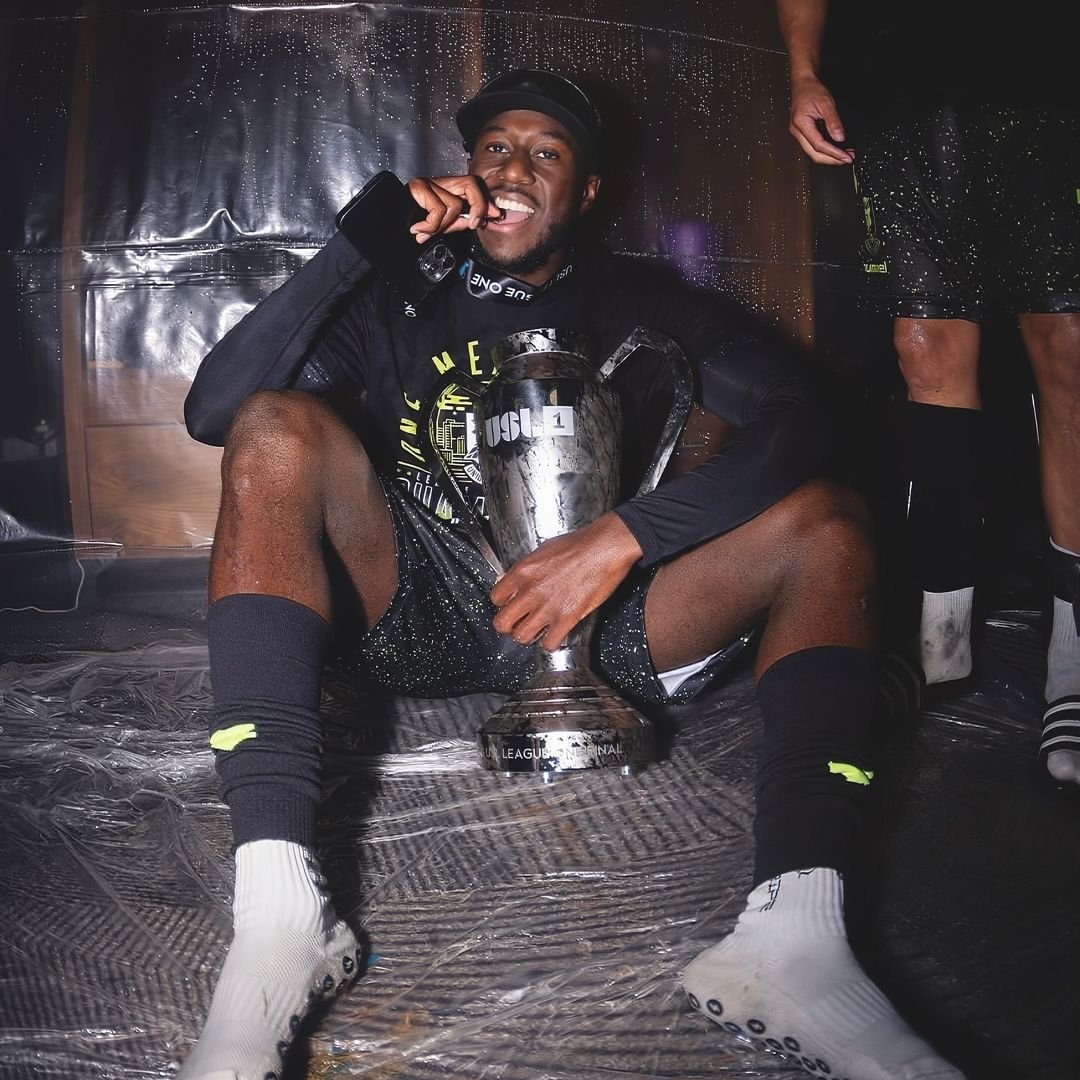 EnglishAbroad1's tweet photo. 🇺🇸 Congratulations to Nortei Nortey on winning USL League One 🏆

The former Chelsea midfielder played 29 times in all comps as Union Omaha came top of the league and won the playoffs.

The 30-year-old joined Omaha back in January, following two years with Northern Colorado. https://t.co/w8uHqRg6ou