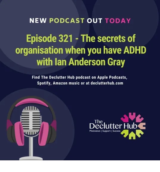 Ian Anderson Gray (@iagdotme) on Twitter photo 🎙️ On Episode 321 of <a href="/declutterhub/">The Declutter Hub 🏠</a>, I share my ADHD journey as an entrepreneur, how my diagnosis changed things, and how a professional organiser keeps me on track.
Listen here: to.iag.me/3Onl1TY
Also, check out my @smartadhd Podcast!
#ADHD #Declutter 🎙️ On Episode 321 of <a href="/declutterhub/">The Declutter Hub 🏠</a>, I share my ADHD journey as an entrepreneur, how my diagnosis changed things, and how a professional organiser keeps me on track.
Listen here: to.iag.me/3Onl1TY
Also, check out my @smartadhd Podcast!
#ADHD #Declutter