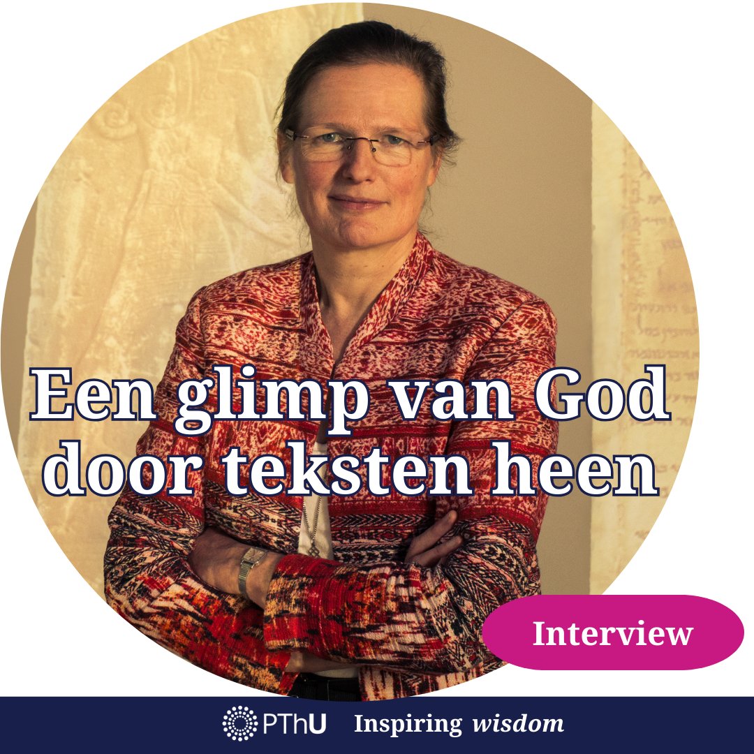 #interview Ze vergelijkt het bestuderen en uitleggen van de Bijbel met detectivewerk. Daarmee gaat Marjo Korpel verder als hoogleraar Oude Testament. “Het heeft iets ontroerends om in oude teksten wat te herkennen van echte mensen van lang geleden.” 
pthu.nl/actueel/nieuws…