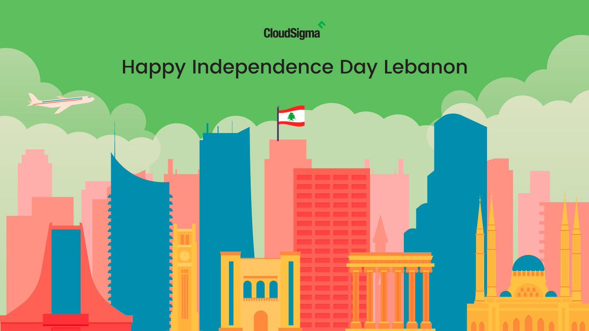 Happy Independence Day, Lebanon! 🇱🇧 Wishing our partners, customers, and employees at CloudSigma a day filled with celebration and pride. Let's honor the sovereignty and resilience of the Lebanese people. #IndependenceDay #CloudSigma #Lebanon