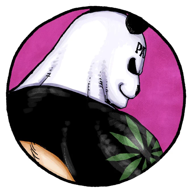 【2024年通しアイコン企画】 No.97 パンダマン (※アイコンに使う際はプロフィールに私の紹介文の記載をお願いします)