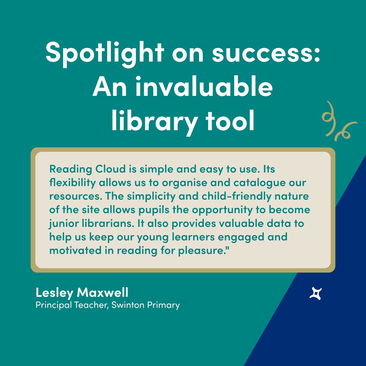 Fantastic to hear how Reading Cloud is making a difference to schools!

Lesley Maxwell, shared how the platform helps organise their library, empowers students as junior librarians, and keeps young readers engaged with its child-friendly interface and insightful data.
