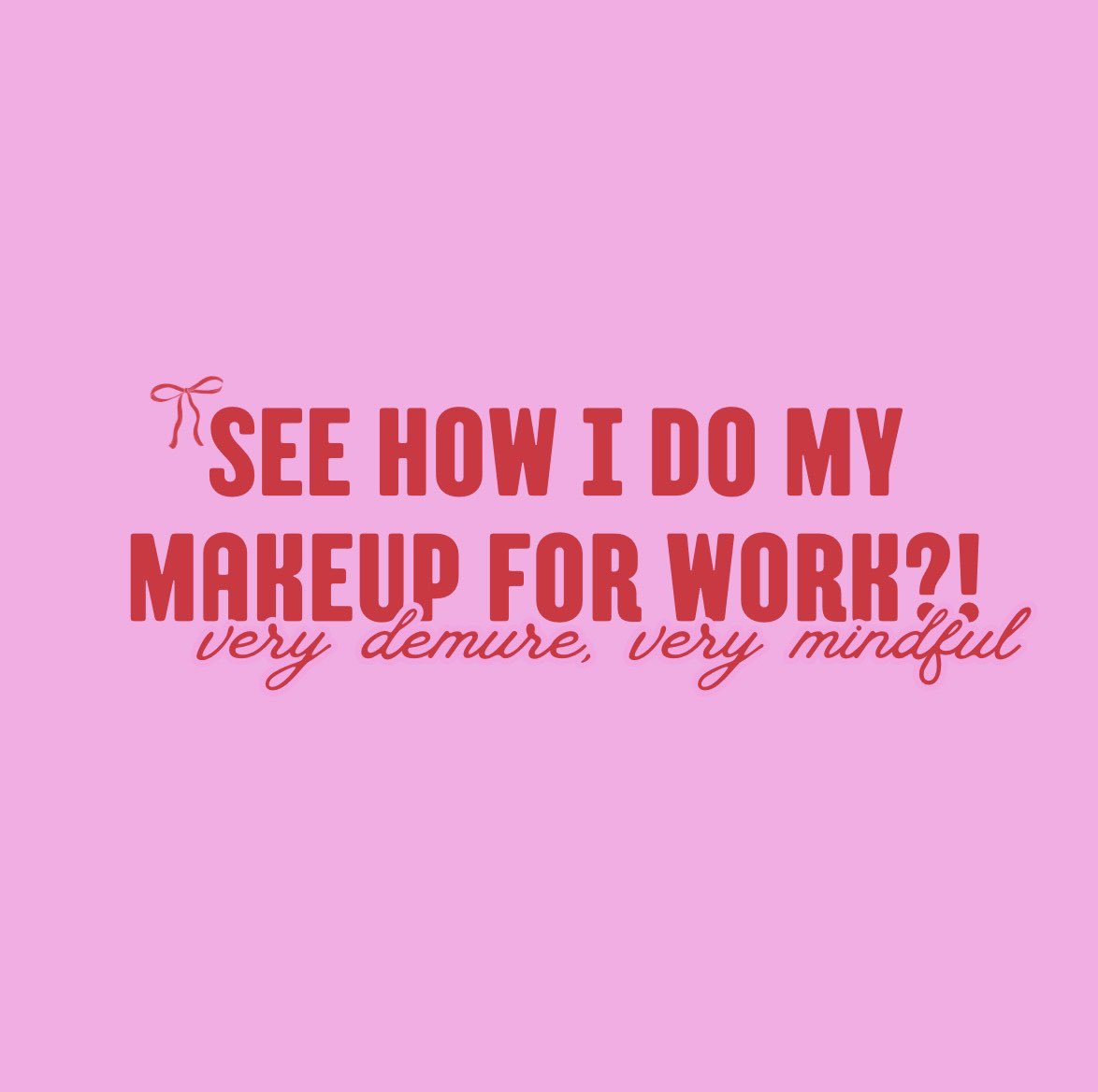 thebeautystore's tweet image. Very demure, very mindful😝 
Shop your perfect work look here! 
thebeautystore.com 
#demure #verydemure #verydemureverymindful #makeup #makeuplooks #everydaymakeup #work #worklook #workmakeup #foundation #lipstick #perfume #fragrance #eyelashes #mascara #lipgloss #lipstick