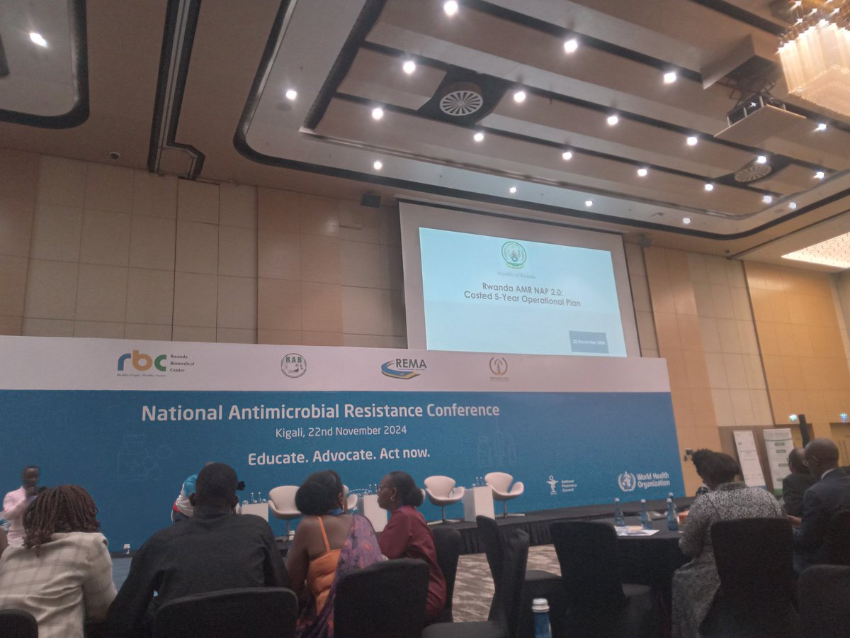 Let's "Educate, Advocate and Act Now": 

Rwanda #NAP-AMR 2025-2029 launch #WAAW2024 #AMR