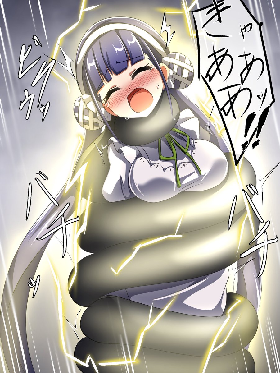 skebより、佐月マリさん締め上げ電撃責め。 