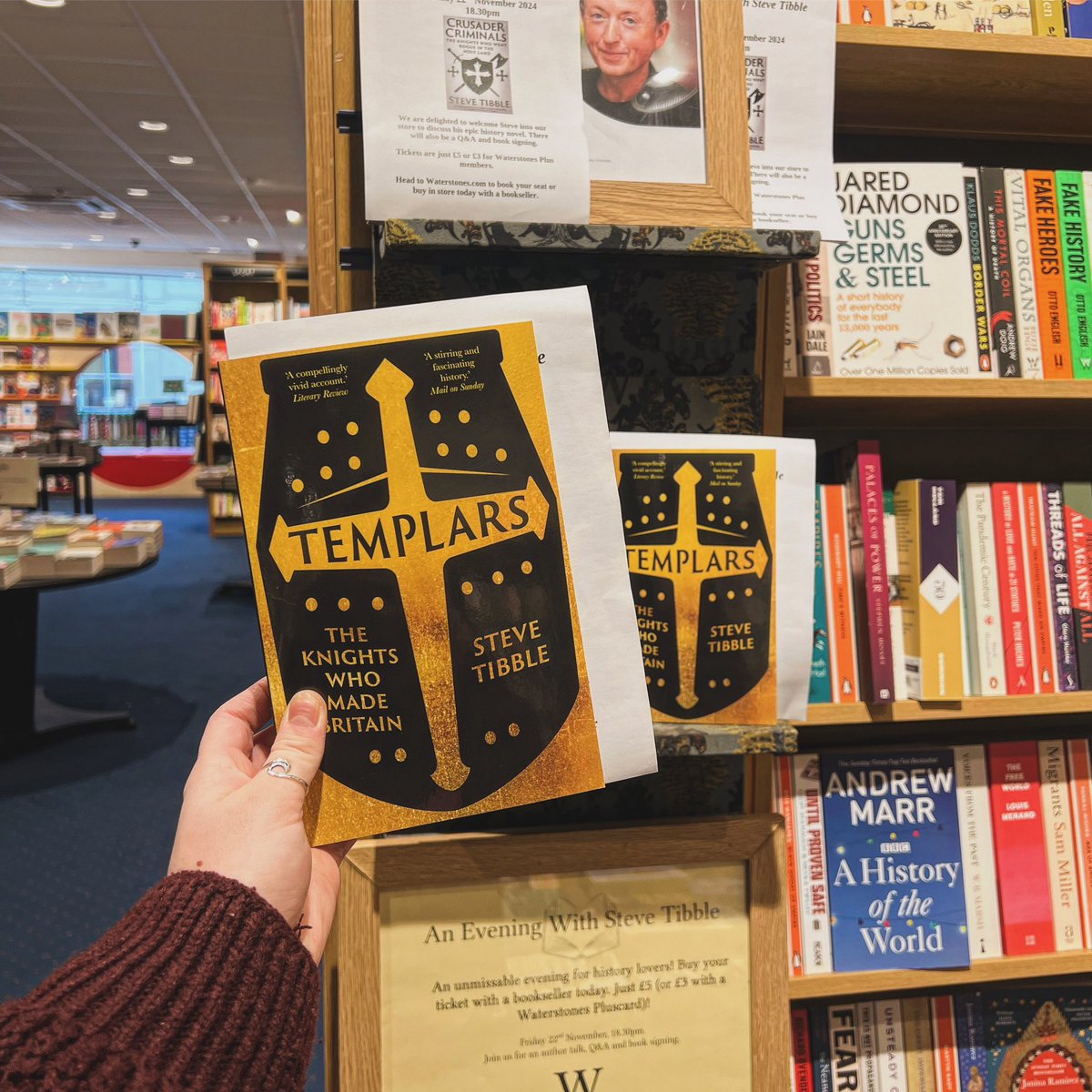 Tonight! 📖✨

It’s our event with historian Steve Tibble tonight! If you haven’t had chance to get your ticket already, simply follow the link in our bio to reserve a seat. Or buy a ticket at the door tonight! 🎟️ 

See you there!