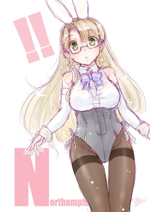 #バニーガール貼って元気づけてください 