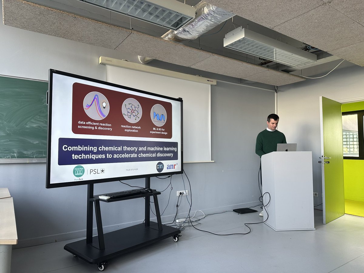 ITODYS Lab (@itodys_lab) on Twitter photo We are happy to welcome Dr Thijs STUYVER <a href="/thijsstuyver/">Thijs Stuyver</a> <a href="/group_ctm/">CTM Group</a> <a href="/ChimieParisTech/">Chimie ParisTech | PSL</a> in the framework of our SCAN seminar series. Thijs talks about the combination of theoretical chemistry and machine learning techniques for reactivity purpose. Enjoy! We are happy to welcome Dr Thijs STUYVER <a href="/thijsstuyver/">Thijs Stuyver</a> <a href="/group_ctm/">CTM Group</a> <a href="/ChimieParisTech/">Chimie ParisTech | PSL</a> in the framework of our SCAN seminar series. Thijs talks about the combination of theoretical chemistry and machine learning techniques for reactivity purpose. Enjoy!