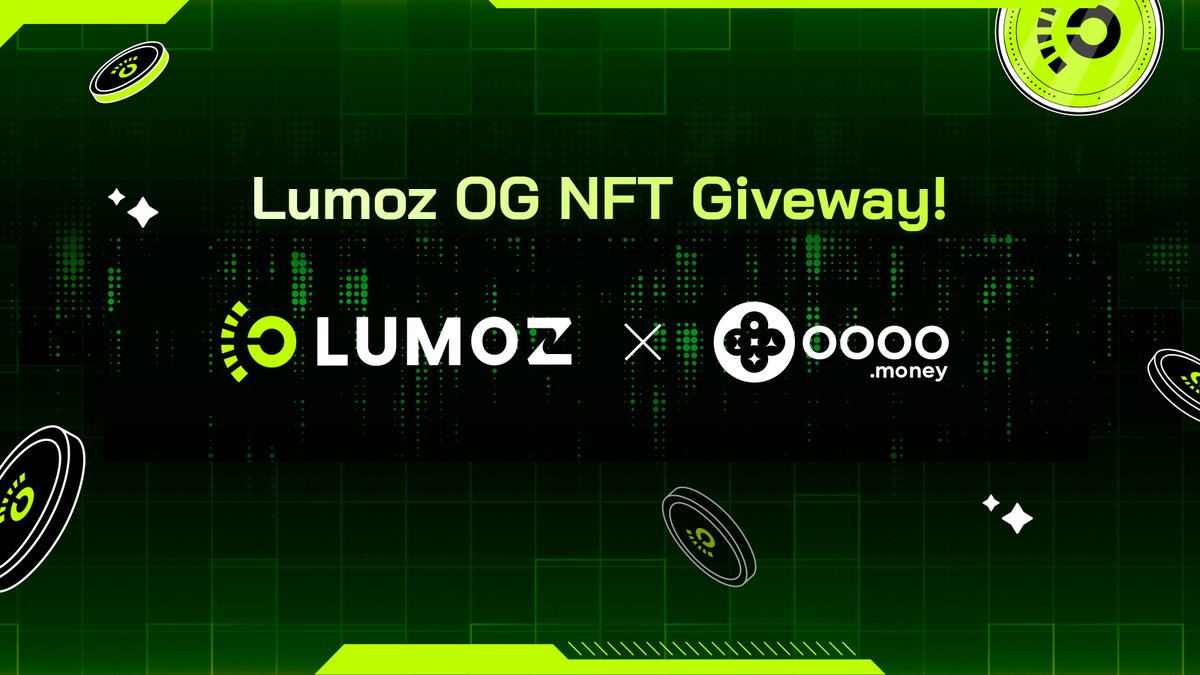 🎉 Lumoz x oooo Special Giveaway! 

To celebrate the <a href="/LumozOrg/">Lumoz</a> esMOZ airdrop, we’re giving away 100 Sly Lumoz OG NFTs! 🌟 NFT holders can instantly convert esMOZ to MOZ—no lock period! 🔓

To join:
💚 Follow <a href="/LumozOrg/">Lumoz</a> and <a href="/oooo_money/">oooo</a> 
💚 Like, RT and Tag 3 friends
💚 Join