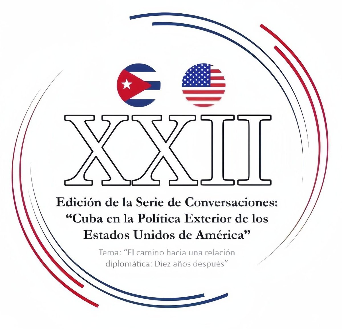 ‼️PROGRAMA – XXII Edición de la Serie de Conversaciones «Cuba en la Política Exterior de Estados Unidos de América»

Tema: “El camino hacia una relación diplomática: Diez años después”

🗓️ 17-19 de diciembre de 2024

cipi.cu/programa-xxii-…