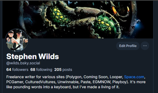 StephenWilds's tweet photo. I'll be splitting my social media time between here and that new place if anyone wants to keep tabs on me there. Yes, I have an excellent avatar; thank you. https://t.co/mdtAHzgvrJ