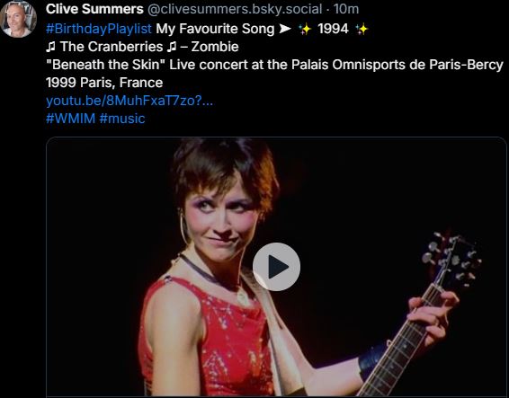 CliveSummers's tweet image. Day 2 of 2 playing my favourite songs over on BlueSky.