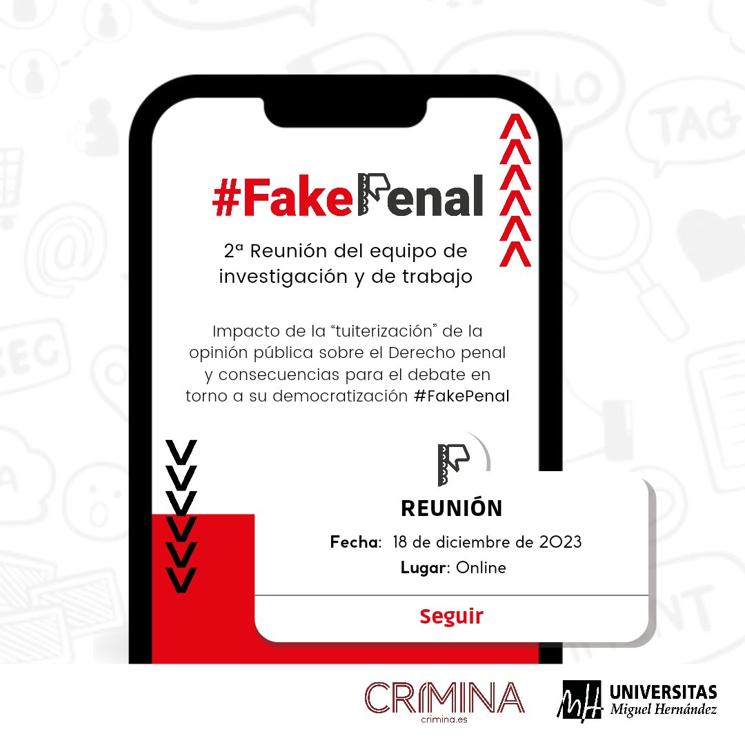 fakepenal's tweet photo. 🤝✨  El 18 de diciembre de 2023, el equipo de Fake Penal se reunió ONLINE para compartir avances, los retos enfrentados y planificar los próximos pasos en nuestra investigación sobre DESINFORMACIÓN y DERECHO PENAL. 🔍⚖️

#Desinformación #DerechoPenal #Investigación #Justicia https://t.co/sU4KsrfAqt
