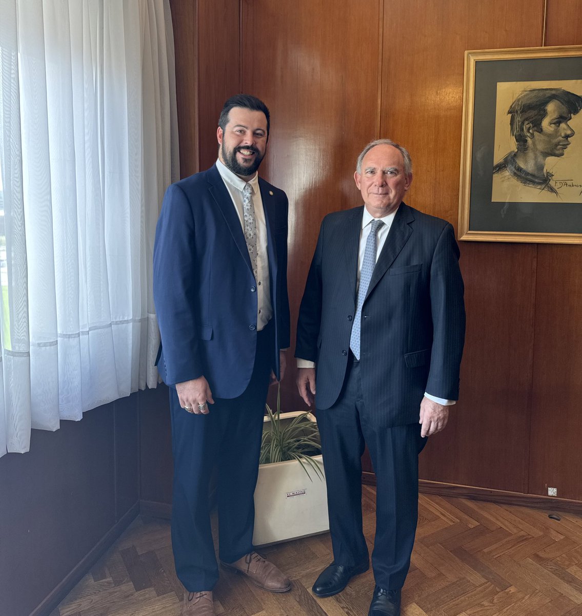 I had the chance to meet with Luis Lucero who is the Secretary of Mining for Argentina. Like the Iron Range, Argentina also has a rich mining history and deposits. We discussed permitting and regulations, extraction, value added industries, and our mining processes.