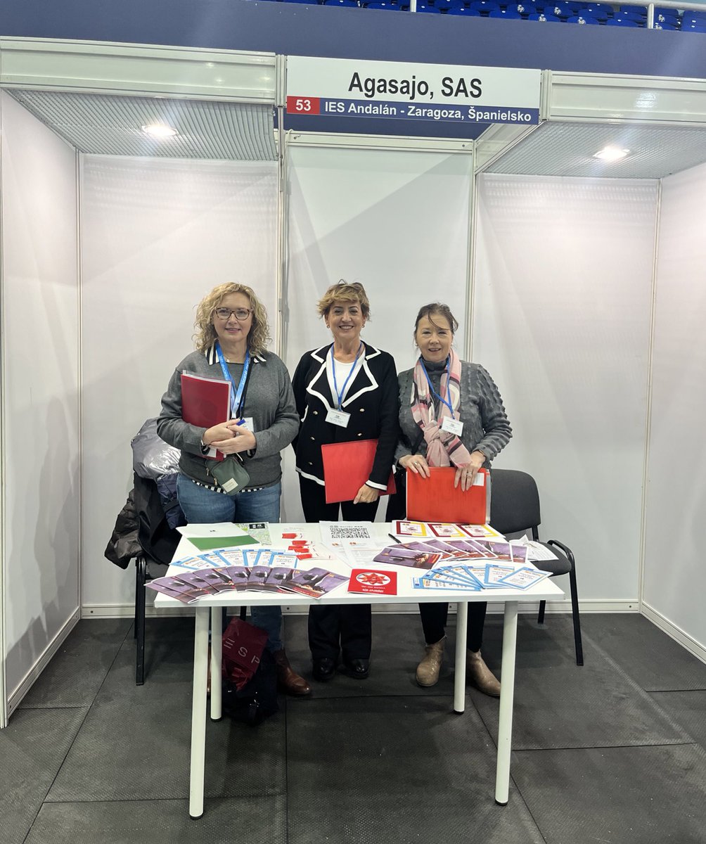 First day in  International Practise Enterprise Trade Fair Slovakia 2024 #ErasmusPlus <a href="/fp_aragon/">FP Aragón</a> <a href="/AGASAJOSAS/">AGASAJO S.A.S.</a> <a href="/EUErasmusPlus/">Erasmus+</a> <a href="/IES_Andalan/">IES Andalán</a> 
<a href="/barandaisa/">ISABEL</a> <a href="/fpandalanciclos/">FP Andalán</a> 
#ErasmusPlus
<a href="/sepiegob/">SEPIE</a> 
#jobshadowing