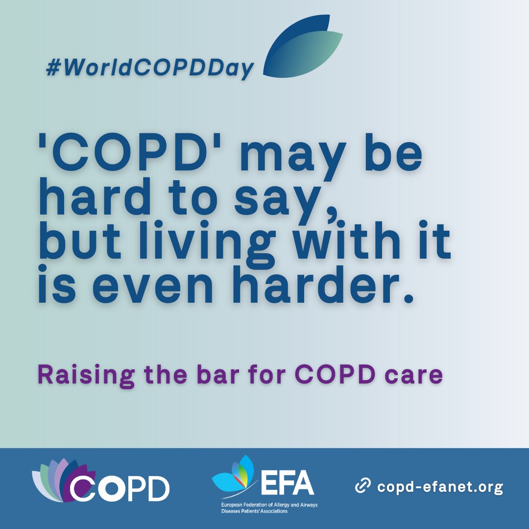 Early diagnosis is critical to prevent #COPD progression and save lives. #WorldCOPDDay

Millions go undiagnosed due to limited access to #spirometry and care.

#Lung testing and timely care must be routine.

Read more in our #COPDStandardsOfCare Report: copd-efanet.org/copd-care-acce…