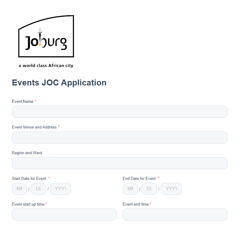 City of Joburg tweet media