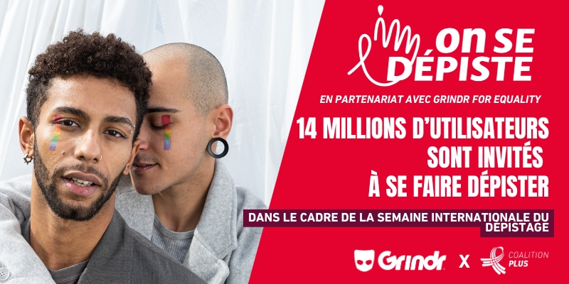 CoalitionPLUS's tweet photo. 🔥 Coalition PLUS s'associe à @Grindr pour la #SemaineInternationaleDuDépistage !
📲 Utilisateur de Grindr ? Attends-toi à recevoir un message t'invitant à te faire dépister.
❌ Pas sur Grindr ? Avant de rencontrer quelqu'un, fais un test ! 🩸 https://t.co/cCxMYlkVoz