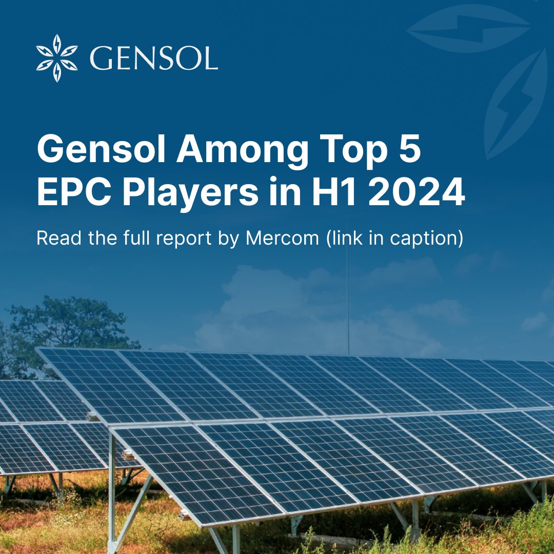 Gensol Engineering Limited tweet media