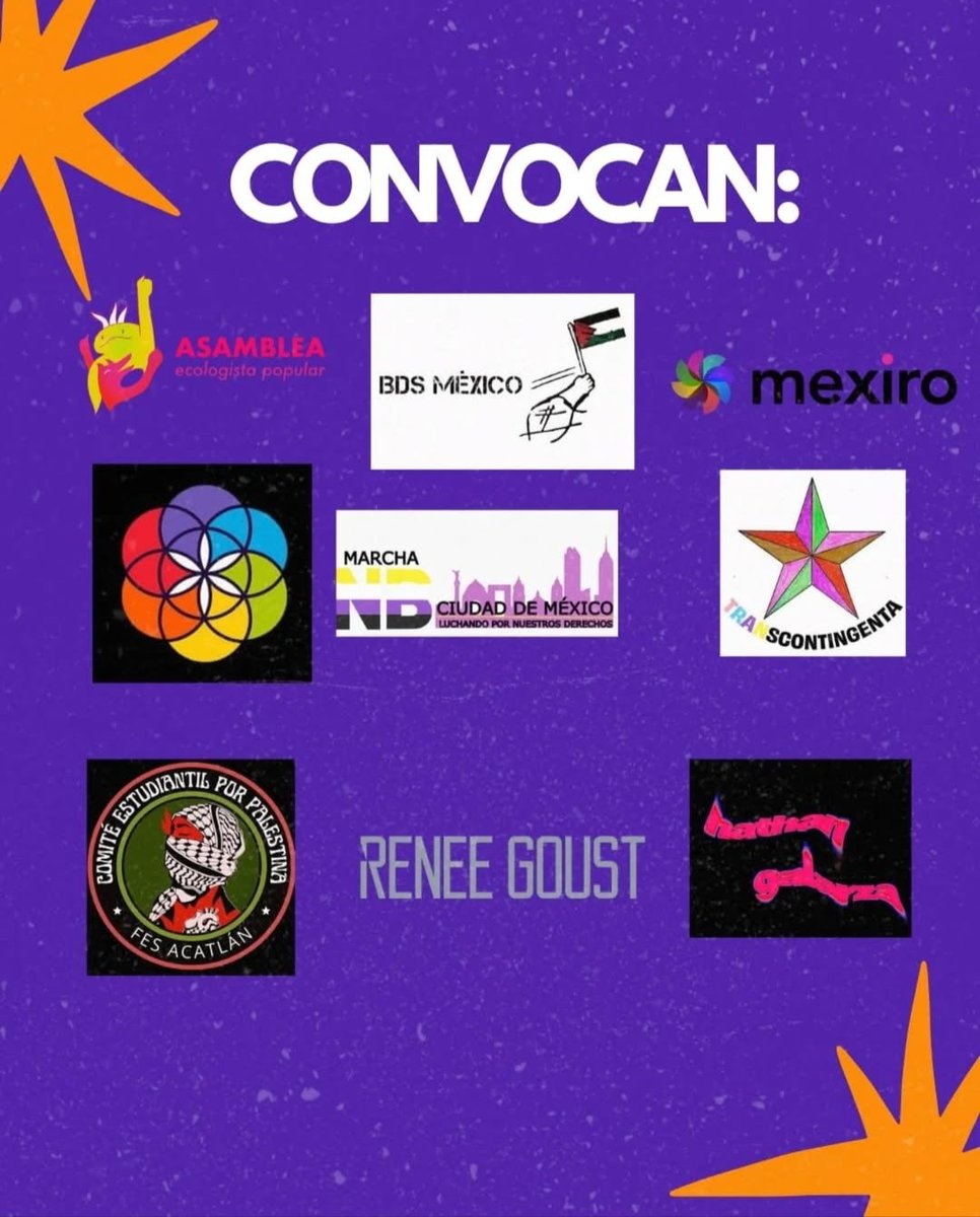 CDMX 📣 Contingente transincluyente de @transcontingenta <a href="/yomexiro/">Mexiro A.C.</a> @comitexpalestina_fesac <a href="/re_cabrerab/">Re 🌻 𓃴</a> <a href="/asambleaepop/">Asamblea Ecologista Popular</a> <a href="/aliengalarza/">ailen galarza</a> @marcha_nb_cdmx <a href="/reneegoust/">Renee Goust “La Centaura del Norte” 🐎🤠🎶</a> <a href="/bds_mexico/">BDS - MASCHINEN MEXIKO</a> @mujeres_proyecto.migala