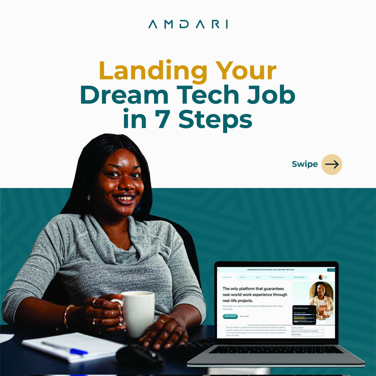 Amdari_IO's tweet image. Let us help you land your dream tech job with these 7 easy steps.

Are you ready to get high-paying jobs and begin your tech career? 

Follow these steps and thank us later
#tech #techjobs #techinternships
