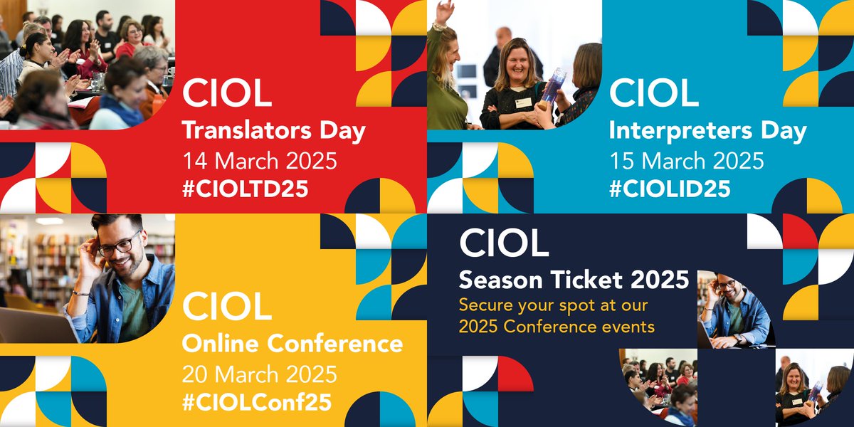 CIOL Conference time is coming in March with two dedicated in-person events in central London for translators and interpreters, offering unparalleled networking opportunities, followed by a one-day Online Conference for all linguists wherever they are in the world. All events