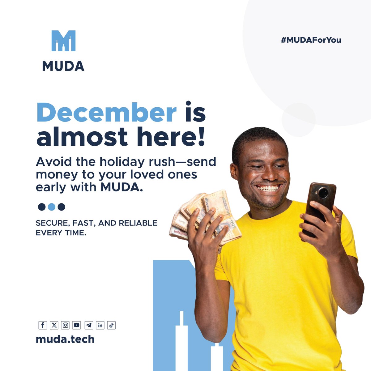 mudatech_'s tweet image. Don't panic because help is here! If you are looking to send money across borders, fast and securely- MUDA has got you. The reliable platform for cross-border transactions.
#crossbordertransactions #crossborder #moneytransfer