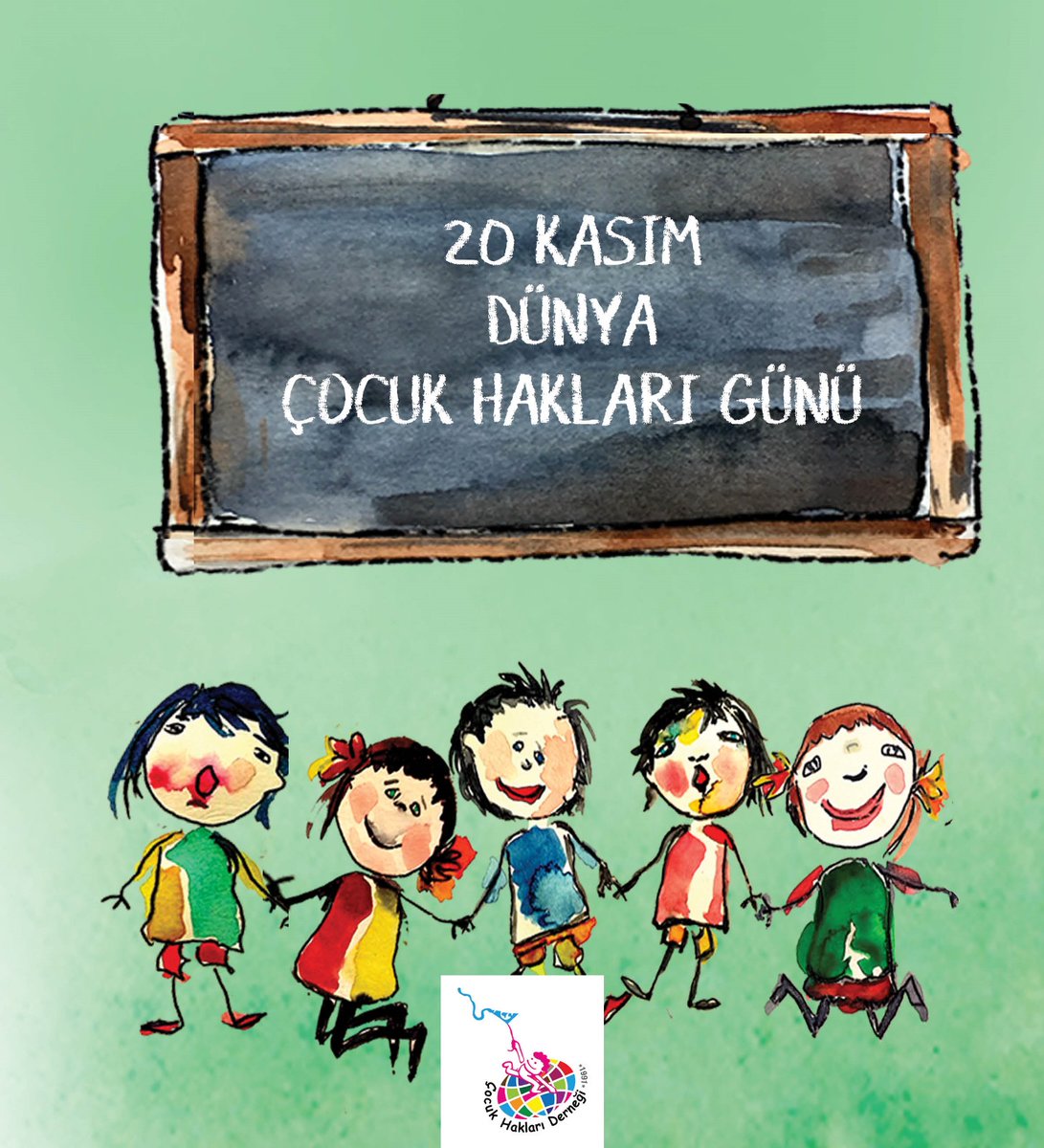 HaklarCocuk's tweet photo. Tüm çocukların koşullarının iyileştirildiği bir dünya dileğiyle 20 Kasım Dünya Çocuk Hakları Günü'nde, çocuk haklarının ülkemizde tam olarak yaşama geçirilmesini talep ediyoruz.
#20Kasım
#DünyaÇocukHaklarıGünü https://t.co/GfaByXLIvg