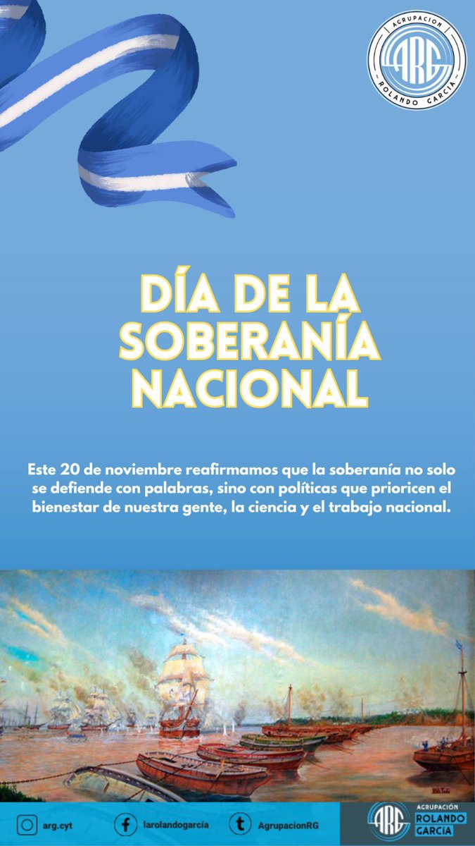 En el Día de la Soberanía Nacional, hacemos una profunda reflexión sobre lo que realmente significa la independencia de nuestro país. La soberanía no solo se defiende con palabras, sino con políticas que prioricen el bienestar de nuestra gente, la ciencia y el trabajo nacional