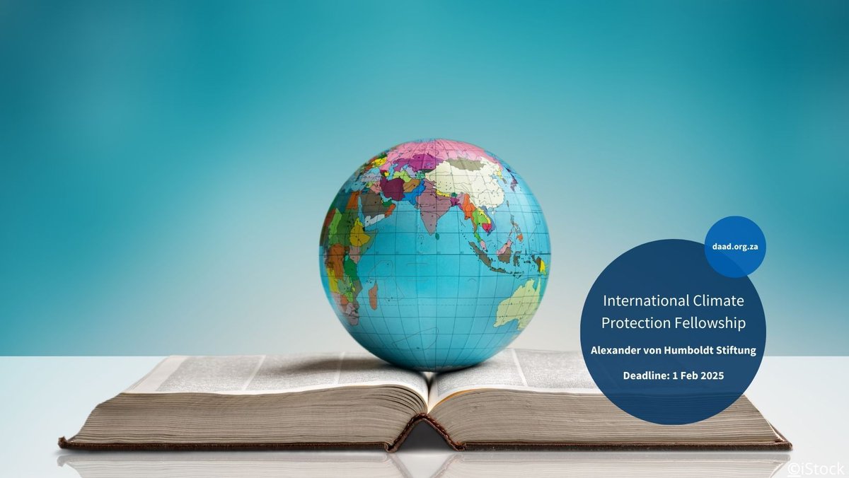 ❗OPEN CALL: International Climate Protection Fellowship 
 
Young climate experts will spend 12–24 mos. in Germany to work alongside a host of their choosing on a research-related project or long-term academic research. 

Find out more: humboldt-foundation.de/en/apply/spons… 
📅 Deadline: 1 Feb