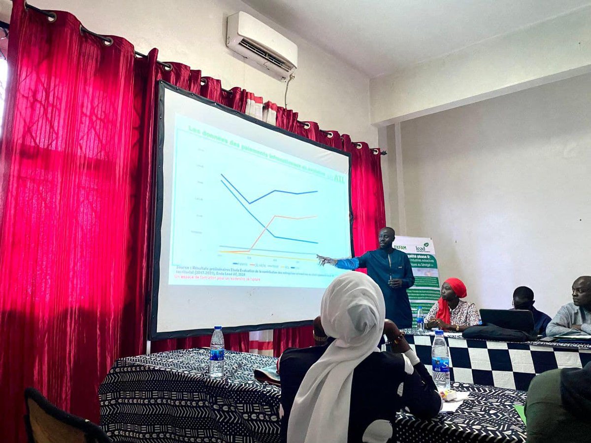 #LeadInAction
Lead avec Oxfam Sénégal a renforcé les capacités des acteurs de #SaintLouis sur la gestion #environnementale et sociale, le suivi des revenus extractifs, et les prévisions de recettes d’#hydrocarbures (2027). Objectif : mieux suivre les #PIP et le FADL à Ndiébène.