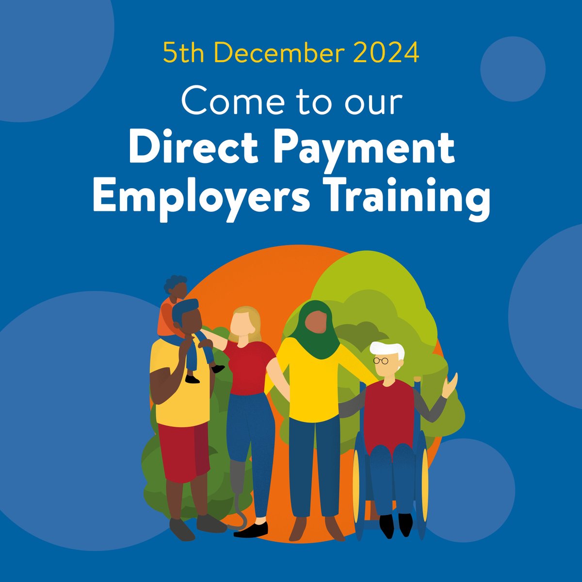 Welcome to our event on How to manage your Direct Payment - New employers or refresher course! 

Join us on 5th December 2024 at The Vassall Centre for a fun and informative session delivered by DP users and WECIL experts. See you there: shorturl.at/EIqIU

#WECIL