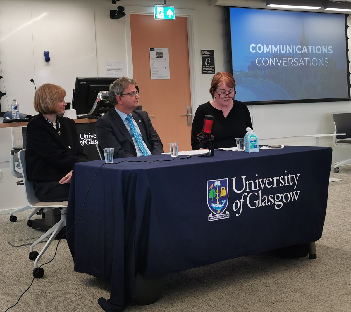 Thank you to comms colleagues who put on a fab 'Communications Conversations' with <a href="/UofGVC/">Anton Muscatelli</a> &amp; <a href="/RachelSandison/">Rachel Sandison</a>. Showed just how important comms is to deliver University strategy.

All the c's: be credible, considered, challenge, creative, calm &amp; communicate with clarity. #TeamUofG
