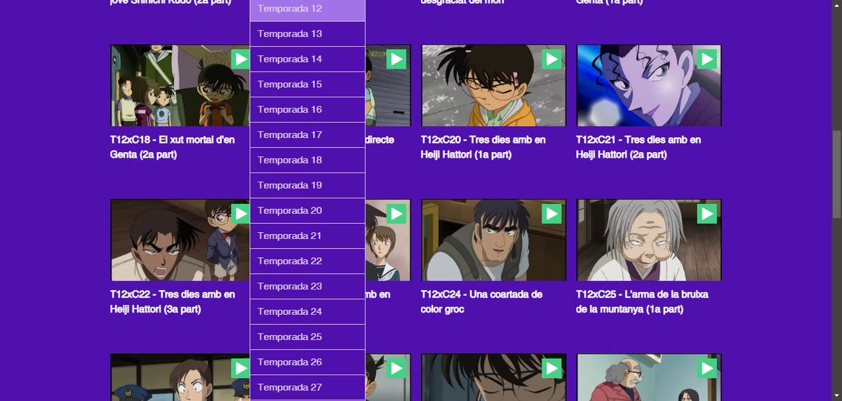 fabrebatalla18's tweet photo. He preparat un accés directe de El detectiu Conan amb les temporades activades, serveix a poder triar una temporada, un cop estàs dintre si vols canviar de temporada has de tornar al meu accés directe fins que el SX3 es digni a activar les temporades: https://t.co/V4E93i1BCQ https://t.co/fKv6OvNHwr