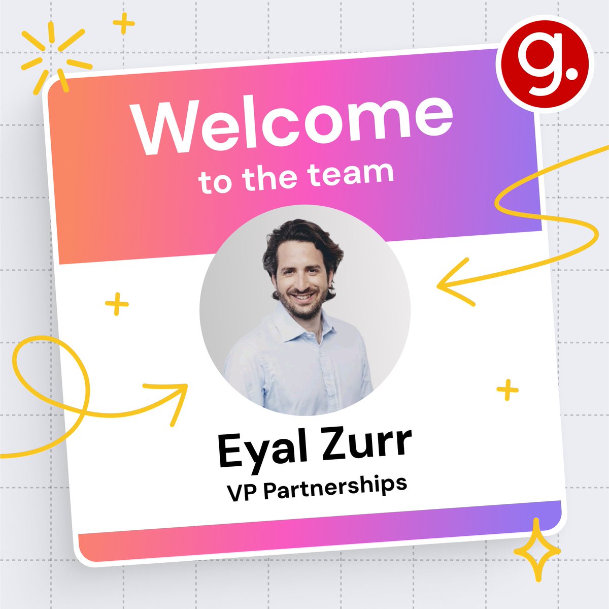 guidde (@guiddeco) on Twitter photo Join me in welcoming Eyal Zurr as our new VP of #Partnerships!
Eyal’s done it all — building partnerships at monday.com & leading teams at Gett. Channel Partners, System Integrators, ISVs — ready to combine forces? 
Let’s connect: guidde.com/partners Join me in welcoming Eyal Zurr as our new VP of #Partnerships!
Eyal’s done it all — building partnerships at monday.com & leading teams at Gett. Channel Partners, System Integrators, ISVs — ready to combine forces? 
Let’s connect: guidde.com/partners